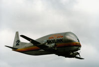 F-BPPA @ FAB - Super Guppy displayed at the 1986 Farnborough Airshow. - by Peter Nicholson