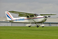 G-ARWS @ EGBK - 1962 Cessna CESSNA 175C, c/n: 175-57102 at 2010 LAA National Rally