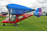 G-CCEB @ EGBK - 2003 Thruster Air Services Ltd THRUSTER T600N 450, c/n: 0035-T600N-085 at 2010 LAA National Rally