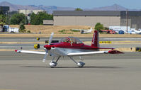 N904RV @ KCCR - 2000 RV-8 home built taxiing to hotel ramp after flight from KCIC/Chico, CA - by Steve Nation