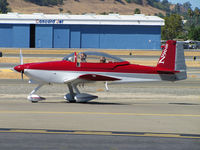 N904RV @ KCCR - 2000 RV-8 home built taxiing to hotel ramp after flight from KCIC/Chico, CA - by Steve Nation