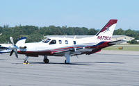 N879CA @ KDAN - Socota TBM 700 in Danville Va. - by Richard T Davis