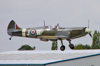 G-CCZP @ EGBK - 2005 Pearson Jwe And Luck H SPITFIRE MK 26, c/n: PFA 324-14062 wears Serials JF343 at 2010 LAa National Rally - by Terry Fletcher