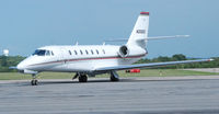 N396QS @ KDAN - 2008 Cessna 680 in Danville Va.. - by Richard T Davis
