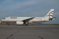 SX-DVM @ LOWW - Aegean Airbus 320 - by Dietmar Schreiber - VAP