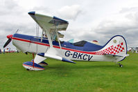 G-BKCV @ EGBK - 1990 Clark Mj ACROSPORT 2, c/n: PFA 072A-10776 at 2010 LAA National Rally