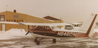 N84891 @ MIC - A stereotypical Minneapolis winter day in front of Crystal Skyways. North Hennipen Flying Club. - by GatewayN727