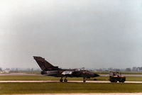 ZA322 @ EGXJ - Tornado GR.1 of the Tri-National Tornado Training Establishment's Standards Squadron at RAF Cottesmore in the Summer of 1984. - by Peter Nicholson