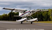 N3385L @ 3B1 - down at Greenville Maine - by J.G. Handelman