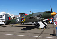 N13HP @ KRTS - Race #13 1953 Hawker Sea Fury Unlimited Class @ Reno Air Races - by Steve Nation