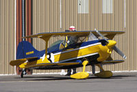 N101HR @ KTRS - Race #8  1993 Cobb Lawrence L PITTS S1S in Biplane Class @ 2009 Reno Air Races - getting a little attention - by Steve Nation