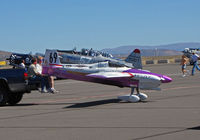 N262SW @ KRTS - Race #69 2000 Wohnoutka Steven M STRATOCASTER Knotty Girl for Formula I Class race @ 2009 Reno Air Races - being towed by truck - by Steve Nation