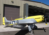 N251GA @ KRTS - 2007 Papa 51 Ltd Co THUNDER MUSTANG as USAAC ED-9 on Sport Class ramp @ 2009 Reno Air Races - no race # - by Steve Nation