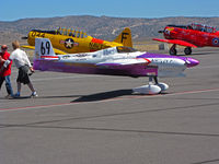 N262SW @ KRTS - Race #69 2000 Wohnoutka Steven M STRATOCASTER Knotty Girl for Formula I Class race @ 2009 Reno Air Races - being hand towed - by Steve Nation