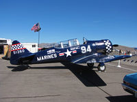N694US @ KRTS - Race #94 SNJ-4 Marines BuAer 51360 Midnight Express for T-6 Class race @ 2009 Reno Air Races - midnight blue cs - by Steve Nation