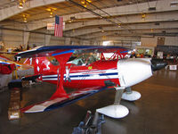 N720CB @ KRTS - Race #11X 1992 Buchholz Chuck PITTS S1 for Biplane Class race @ 2009 Reno Air Races - in hangar - by Steve Nation