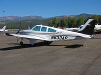 N633AP @ KTRK - 1991 Beech F33A @ Tahoe-Truckee Airport, CA - by Steve Nation