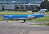 PH-KZK @ EHAM - And another KLM cityhopper taxiing for take off - by Robert Kearney