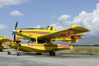 4O-EAA @ LYPG - The AT-802 Fire Boss is used by the Montenegro government to extinguise bush fires.