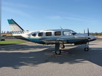 N9023Y @ KAUN - 1967 Piper PA-31-310 in late afternoon sun @ Auburn, CA - by Steve Nation