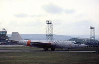 WH780 @ EGQS - Canberra T.22 of FRADU - Fleet Requirements and Air Direction Unit - seen at RAF Lossiemouth in May 1983. - by Peter Nicholson