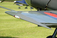 G-SOCT @ EGKH - CLOSE UP OF THE PORT NAVIGATION LIGHT - by Martin Browne