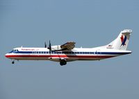 N498AT @ SHV - Landing on 14 at Shreveport Regional. - by paulp