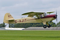 G-AJIT @ EGBK - 1946 Kingsland Aviation Ltd AUSTER KINGSLAND, c/n: 2337 at 2010 LAA National Rally - by Terry Fletcher