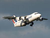 EI-RJX @ AMS - Take off of the  Polderbaan  of Amsterdam airport. - by Willem Goebel