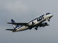SP-LDA @ EHAM - Take off of the  Polderbaan  of Amsterdam airport. - by Willem Goebel