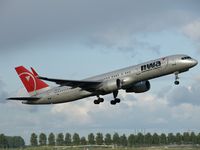 N547US @ AMS - Take off of the  Polderbaan  of Amsterdam airport. - by Willem Goebel