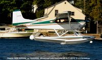 N2835K @ 52B - Splash down at Moosehead Lake ME - by J.G. Handelman
