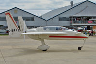 G-BRFB @ EGBK - 1989 Gardiner Ra RUTAN LONG-EZ, c/n: PFA 074A-10646 at 2010 LAA National Rally