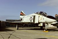 153008 @ EGWZ - ABDR Aircraft at RAF Alconbury during the late eighties Originaly a F-4B-26-MC converted and redesignated to F-4N. - by Friedrich Becker