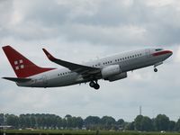 HB-JJA @ AMS - Take off of the   Polderbaan  of Amsterdam airport - by Willem Goebel