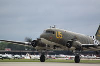 N47SJ @ KOSH - Douglas DC3C-R - by Mark Pasqualino