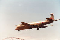 XV248 @ EGQK - Nimrod MR.2 of 120 Squadron landing at RAF Kinloss in the Summer of 1984. - by Peter Nicholson