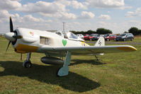 G-CCFW @ EGBR - WAR Focke-Wulf 190 at at Breighton's Summer Madness & All Comers Fly-In in August 2010. - by Malcolm Clarke