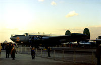 WR977 - Shackleton MR.3 displayed in the static park at the 1974 RAF Finningley Airshow. - by Peter Nicholson