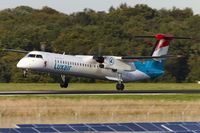 LX-LGE @ EDDR - moments prior touchdown - by Friedrich Becker
