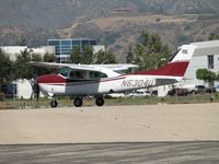 N6304U @ POC - Preflight on turnout prior to entering runway 26L for take off - by Helicopterfriend