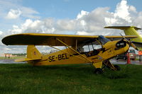 SE-BEL @ ESGP - Piper Cub SE-BEL of the Göteborgs Veteranflysällskap at Säve airport, Sweden - by Henk van Capelle