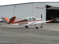 N9858R @ POC - Parked at Howard Aviation - by Helicopterfriend