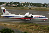 N420AT @ SXM - visitor