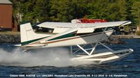N2835K @ 52B - Taking off on Moosehead Lake