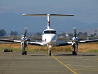 N541SC @ KAPC - Head-on shot of 1987 Beech 300 arriving at Napa, CA (KAPC) - by Steve Nation