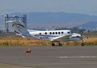 N541SC @ KAPC - 1987 Beech 300 departing Napa, CA (KAPC) with Napa River RR bridge in background - by Steve Nation