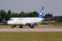 OH-LKF @ EGCC - Finnair - by Chris Hall