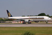 9V-SWL @ EGCC - Singapore Airlines - by Chris Hall