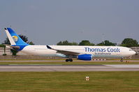 OY-VKI @ EGCC - Thomas Cook Airlines Scandinavia - by Chris Hall
